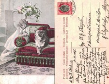 Vintage Postcard - Young Girl