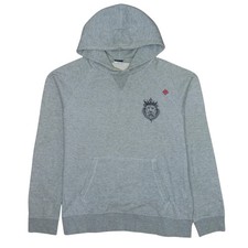 Nike 90's Pullover Swoosh Hoodie Large Grey