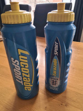 Original 1990's Lucozade Sports Bottles X2