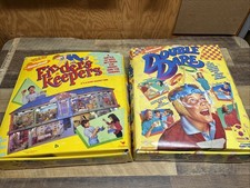 Vintage Nickelodeon Double Dare & Finders Keepers Board Game  Both Incomplete