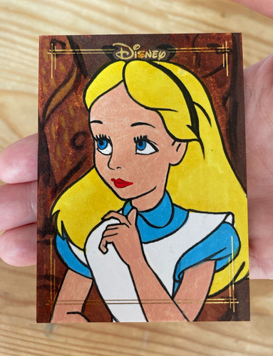Topps disney sketch card - card, alice