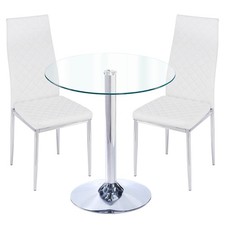 Round Dining Table Tempered