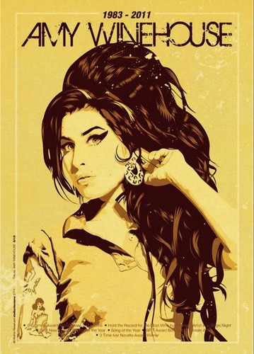 Amy winehouse print - print, poster