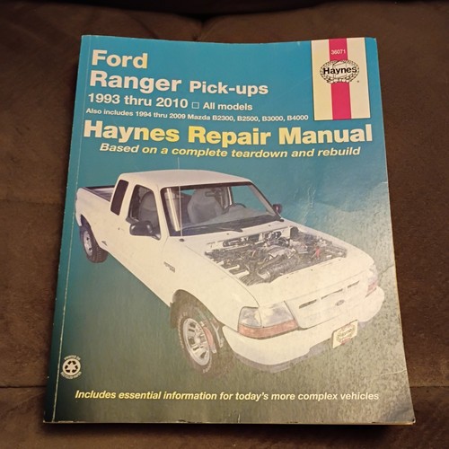 Ford ranger 1993 - 1993-2010, haynes
