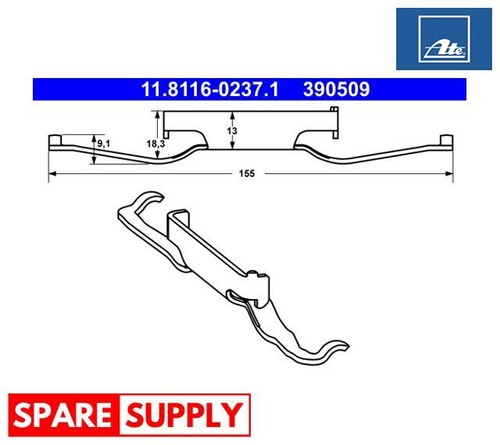 Spring brake caliper for vw - brake,