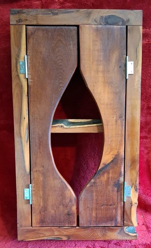 Unique handmade yew cabinet - unique,
