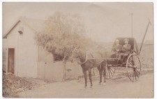 RPPC Postcard Horse Drawn