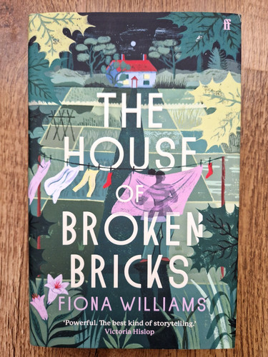 The house broken bricks by - the,