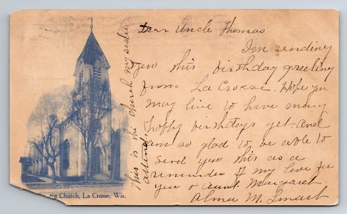 Crosse church c1909 - la, crosse,