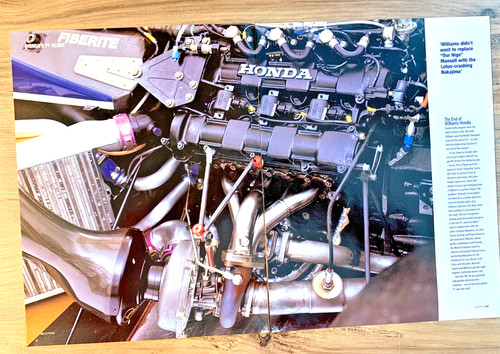 Williams honda engine - honda, f1