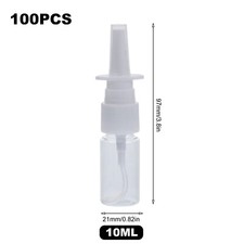 100x 5/10ml Mini Empty Plastic