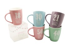 Age birthday mug 18th 21st - birthday,