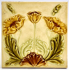 Antique Fireplace Art Nouveau