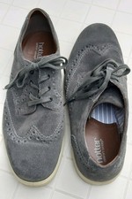Mens HOTTER VANTAGE Grey Suede (Leather) Trainers..Size 8..Good Clean Condition 
