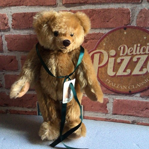 Golden mohair artist teddy - artist,