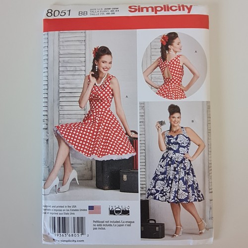 Simplicity 8051 sewing pattern - sewing,