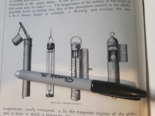 1882 deep sea thermometers - sea,