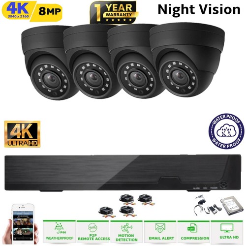 8mp 4ch dvr cctv home - 4ch,