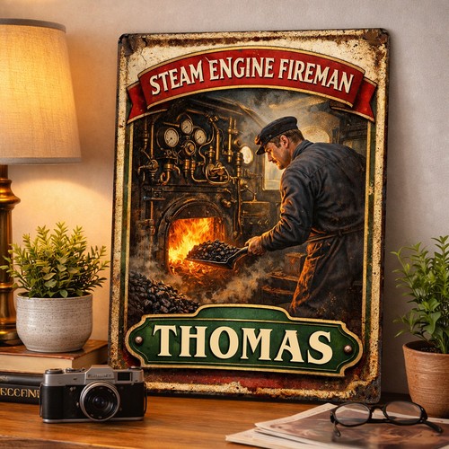 Personalised steam engine - personalised,
