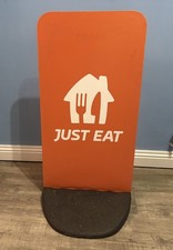 Ecoflex JustEat Pavement Sign