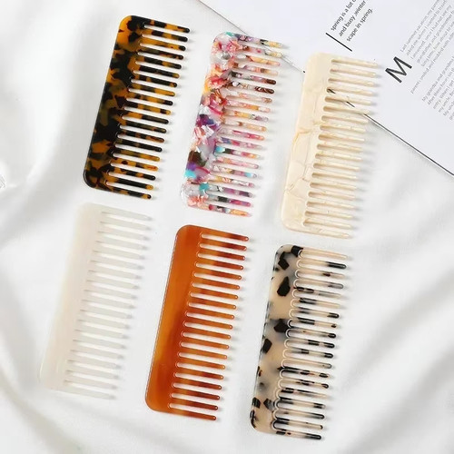 Wide tooth acetate hair - wide,