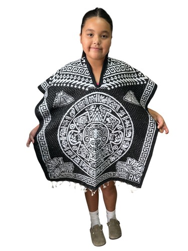 Kids aztec poncho unisex - ,,