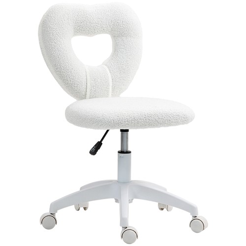 Homcom armless heart desk - homcom,