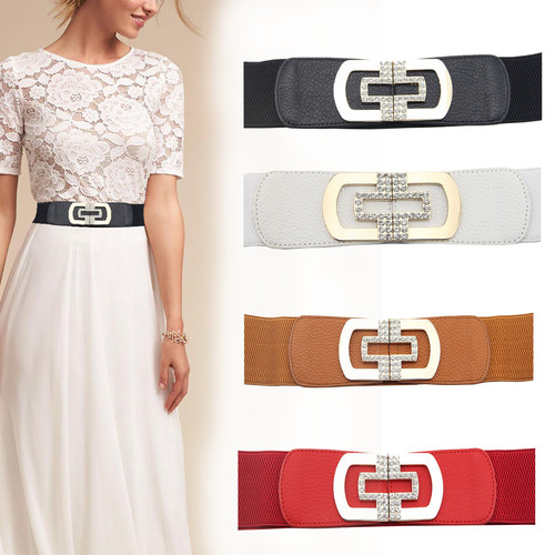 Elastic waist belt womens - elastic,