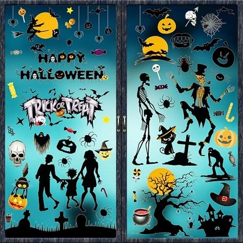 Halloween window clings - halloween, 6