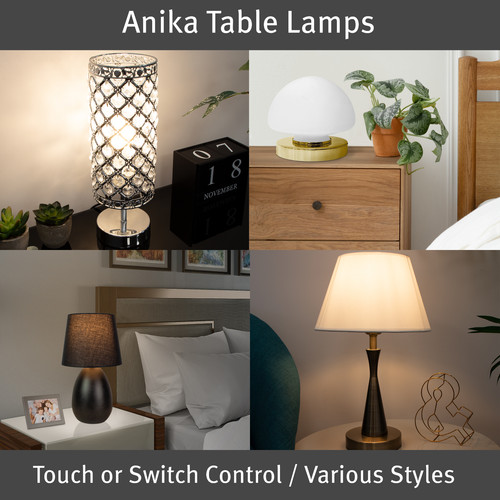 Anika table lamps touch - lamps, /