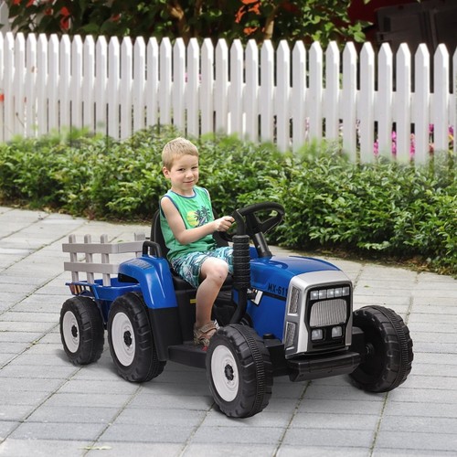 Ride tractor battery - ride, on