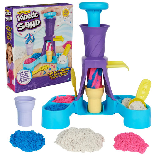 Kinetic sand soft serve - soft,