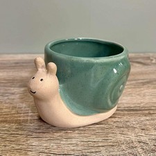 Ceramic Snail Shell Plant Pot