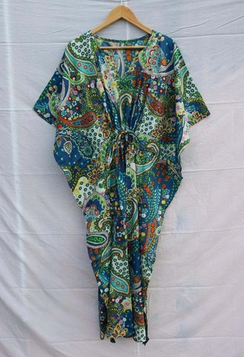 Long kaftan dress paisely - kaftan,