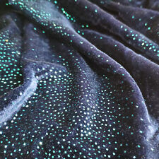 Sparkly spandex velvet velour fabric - 4 way stretch dance costumes party wear