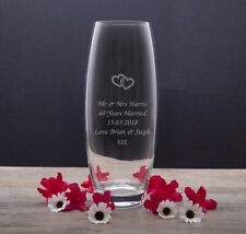 Personalised Hearts Glass