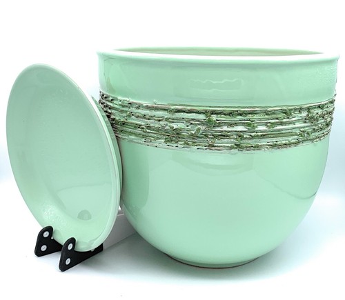 Plant pot ceramic glazed - ceramic,