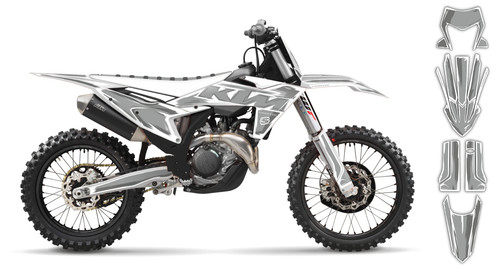 Graphics kit ktm exc - graphics, exc-f