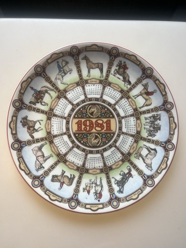 Vintage 1981 wedgwood calendar - vintage,