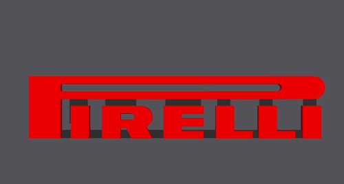 Pirelli logo sign - pirelli, car