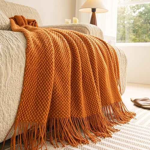Solid color sofa throw blanket - solid,