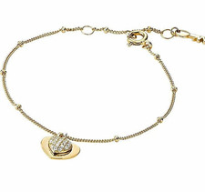 Michael Kors Pavé Heart 14K