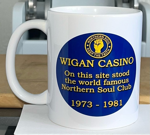 Wigan casino plaque mug - plaque,