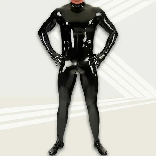Latex rubber gummi catsuit - rubber,