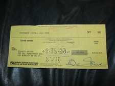 David Niven Signed Autographed