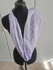 Genuine SCARFLACE from Moira C LILAC SHIMMER Block Colour  with Leaflet BNWOT