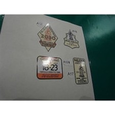 Vintage Raleigh Industries tubing decals.