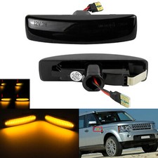 Dynamic LED Side Indicator Repeater Light Amber For Discovery 3 4 Freelander 2
