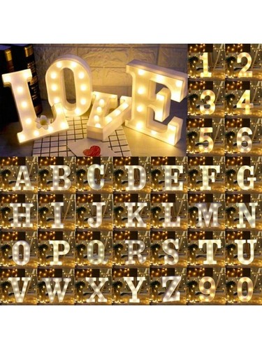 Alphabet led letter numbers - alphabet,
