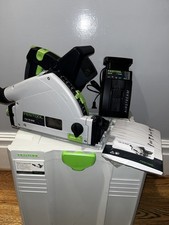 Festool TSC 55 REB Cordless plunge Saw  + 2 x 5.2ah batteries. Charger.Systainer